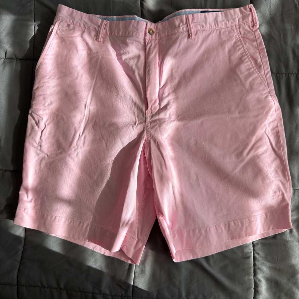 Polo by Ralph Lauren Light Pink Flat Front Shorts